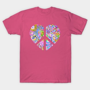 Abstract Hippie Art T-Shirt